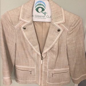 White House Black Market Tweed Jacket size 8.